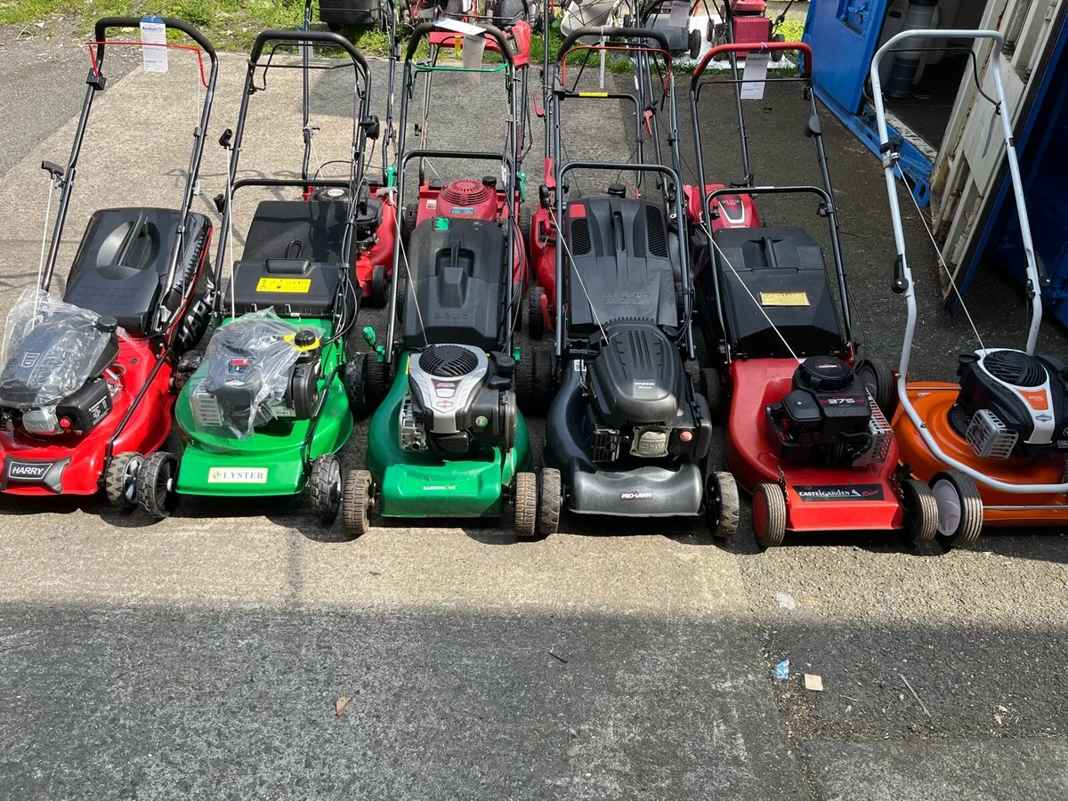 Selection Second Hand Petrol Lawnmowers-Serviced - Image 2