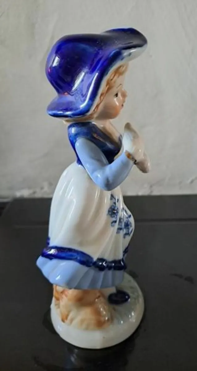 Porcelain Girl cobalt blue - Image 2