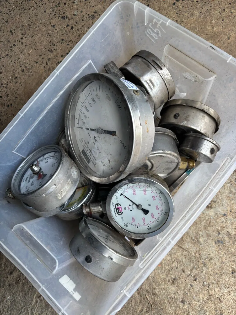 HYDRAULIC PRESSURE GAUGES - Image 1