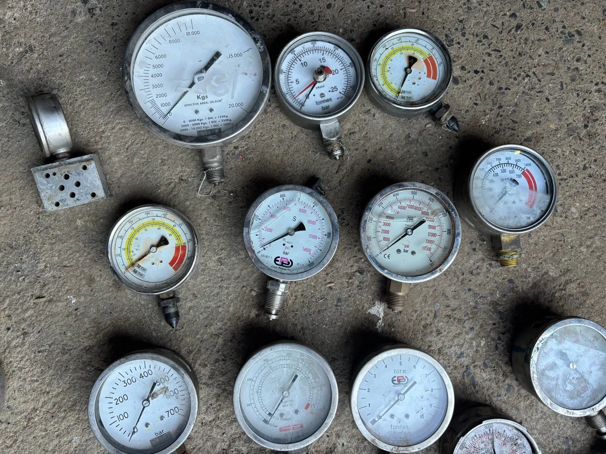 HYDRAULIC PRESSURE GAUGES - Image 2