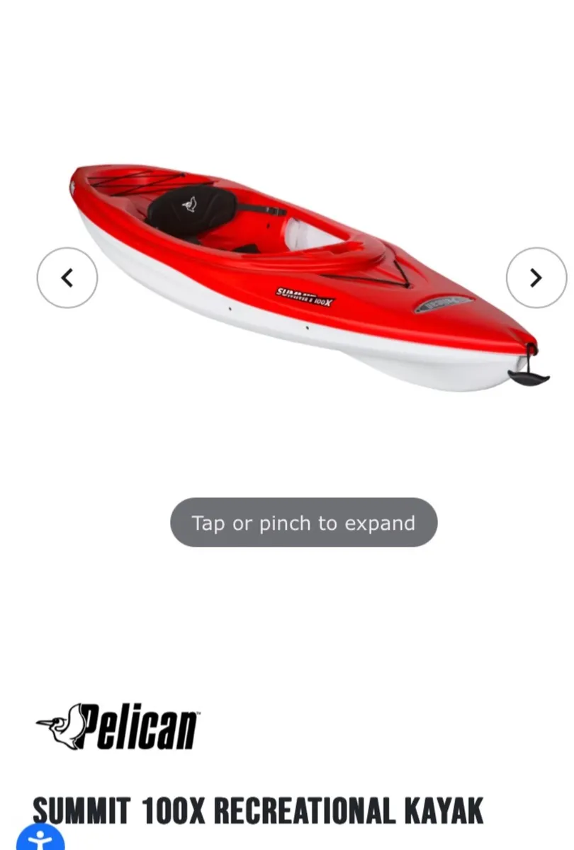 Kayak, paddle and life jacket - Image 2