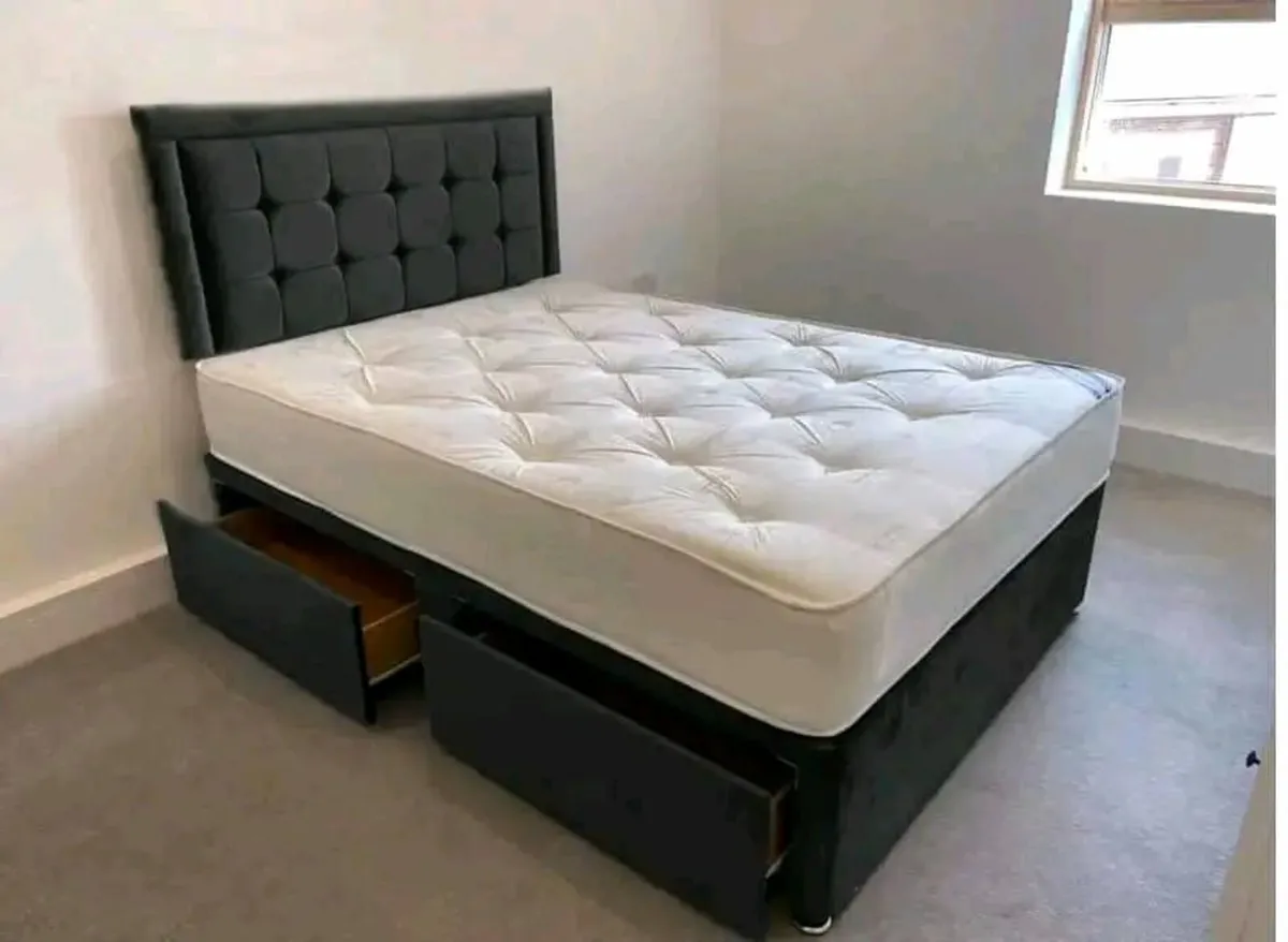 "Divan Beds With orthopaedic memory foam" - Image 3