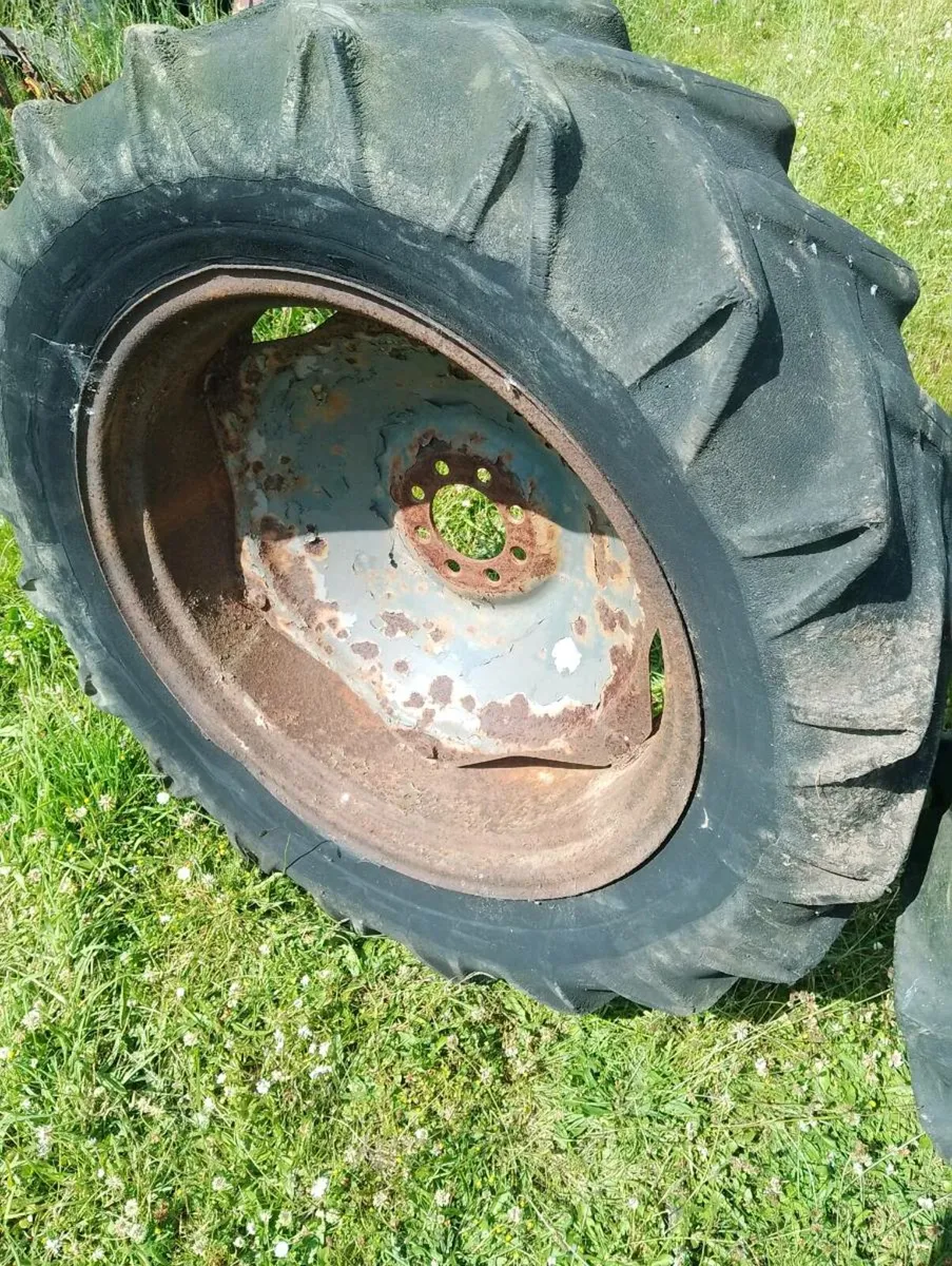 Wheels tyres12.4X28 & Row crops to suit Massey etc - Image 4