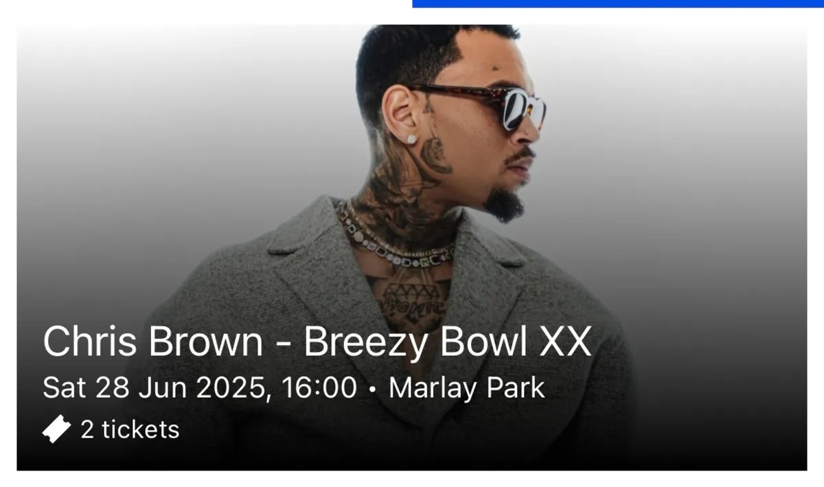Chris Brown tickets 28th June 2025