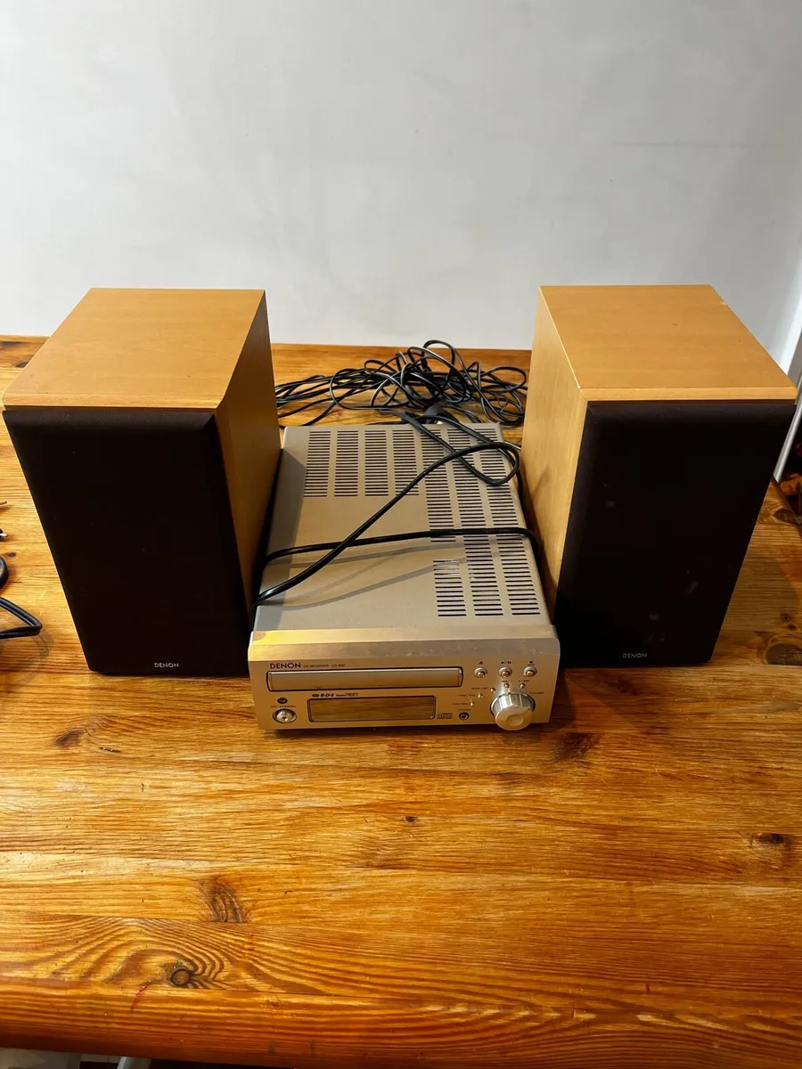 Denon UD-M30, 2 x Speakers, and Bluetooth Adapter - Image 1