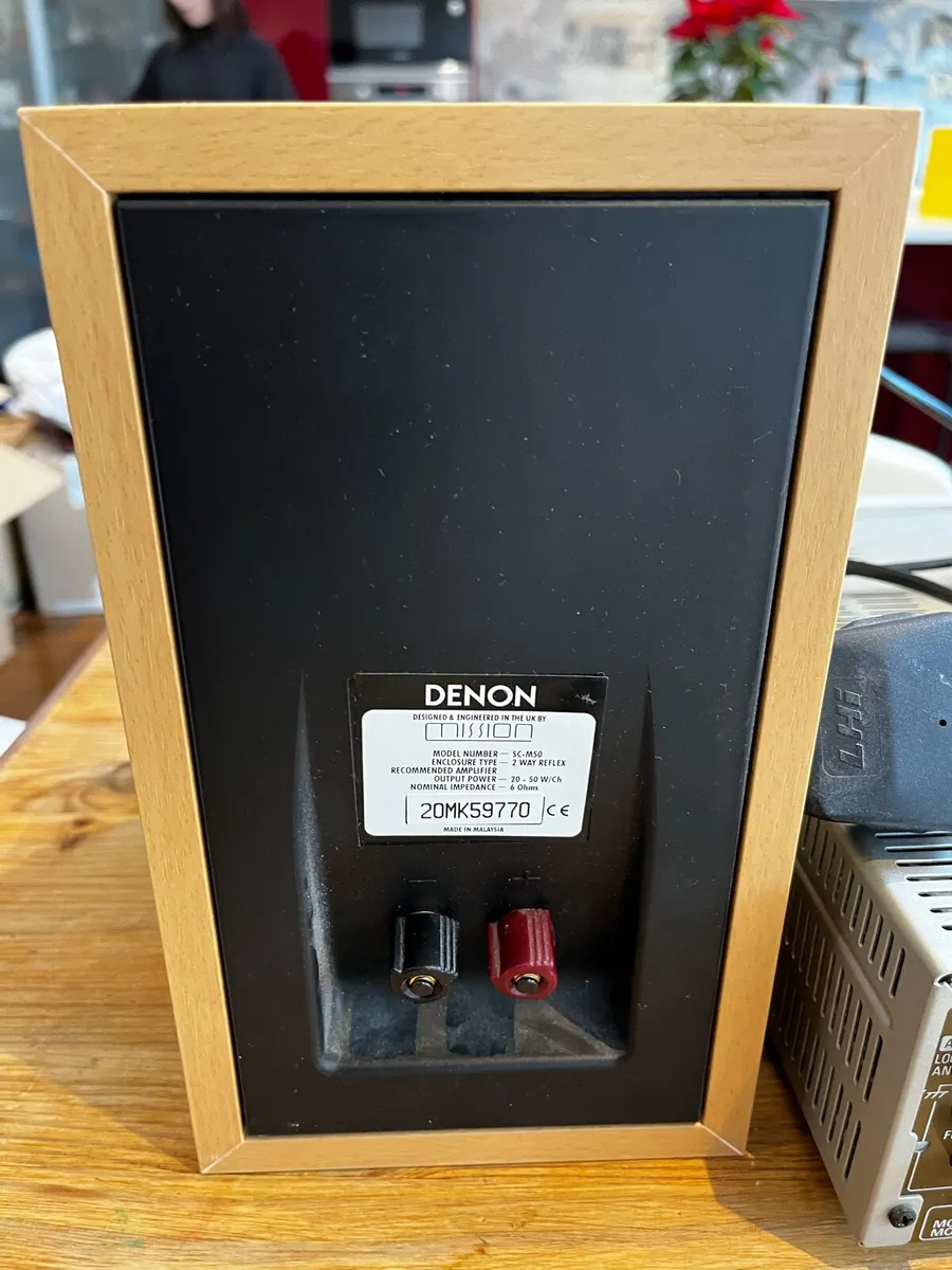 Denon UD-M30, 2 x Speakers, and Bluetooth Adapter - Image 3
