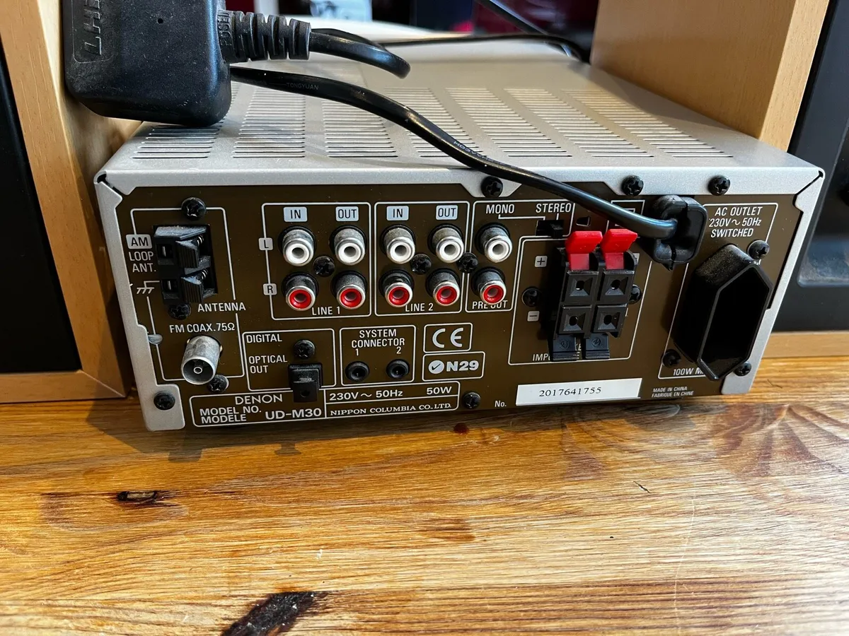 Denon UD-M30, 2 x Speakers, and Bluetooth Adapter - Image 4