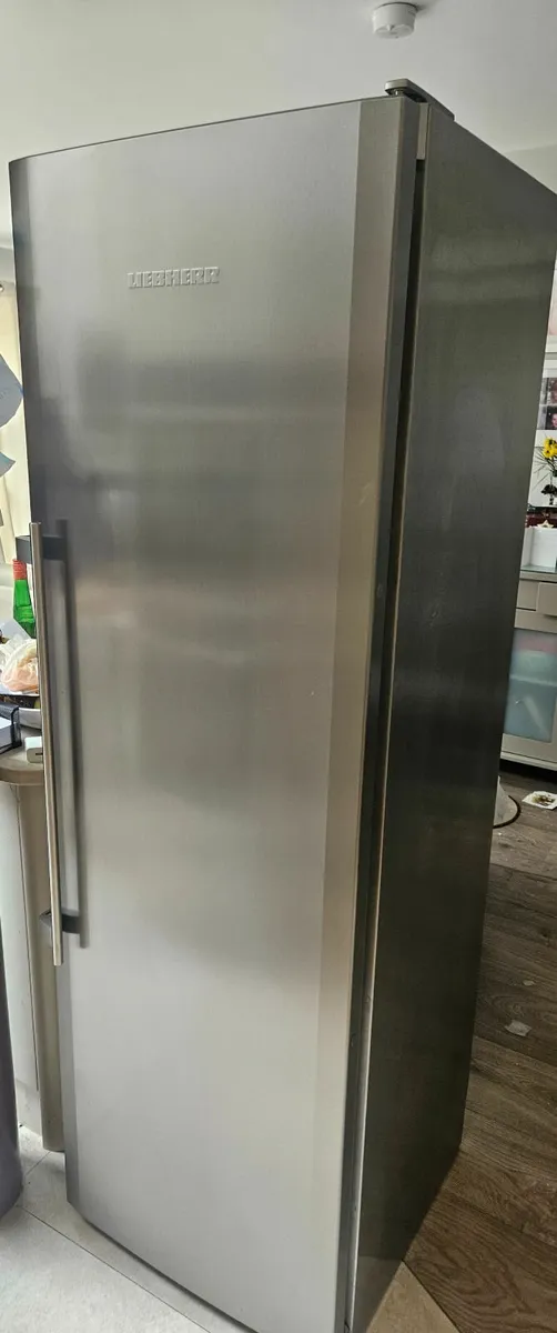 Liebherr stainless steel larder fridge - Image 1