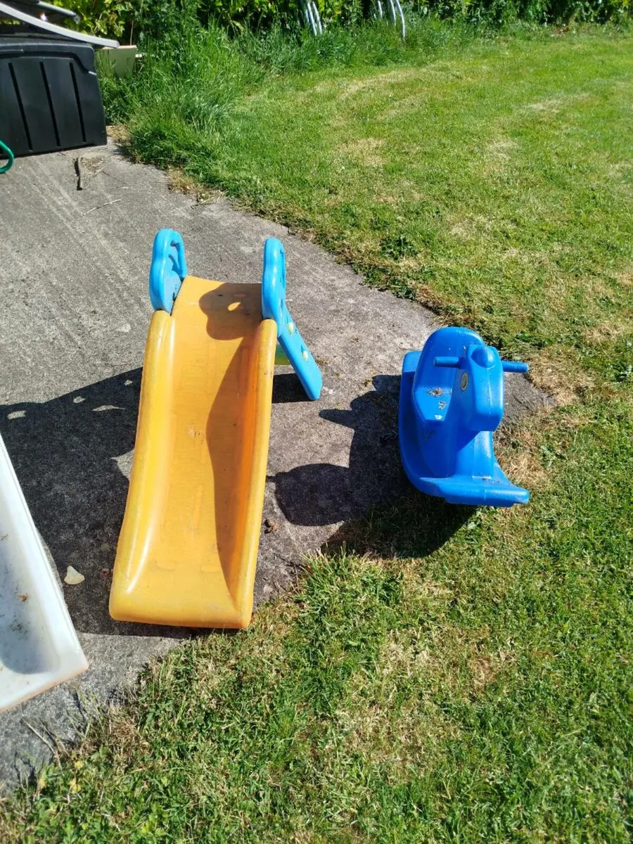 Slide, rocking horse, Sand pitt - Image 2