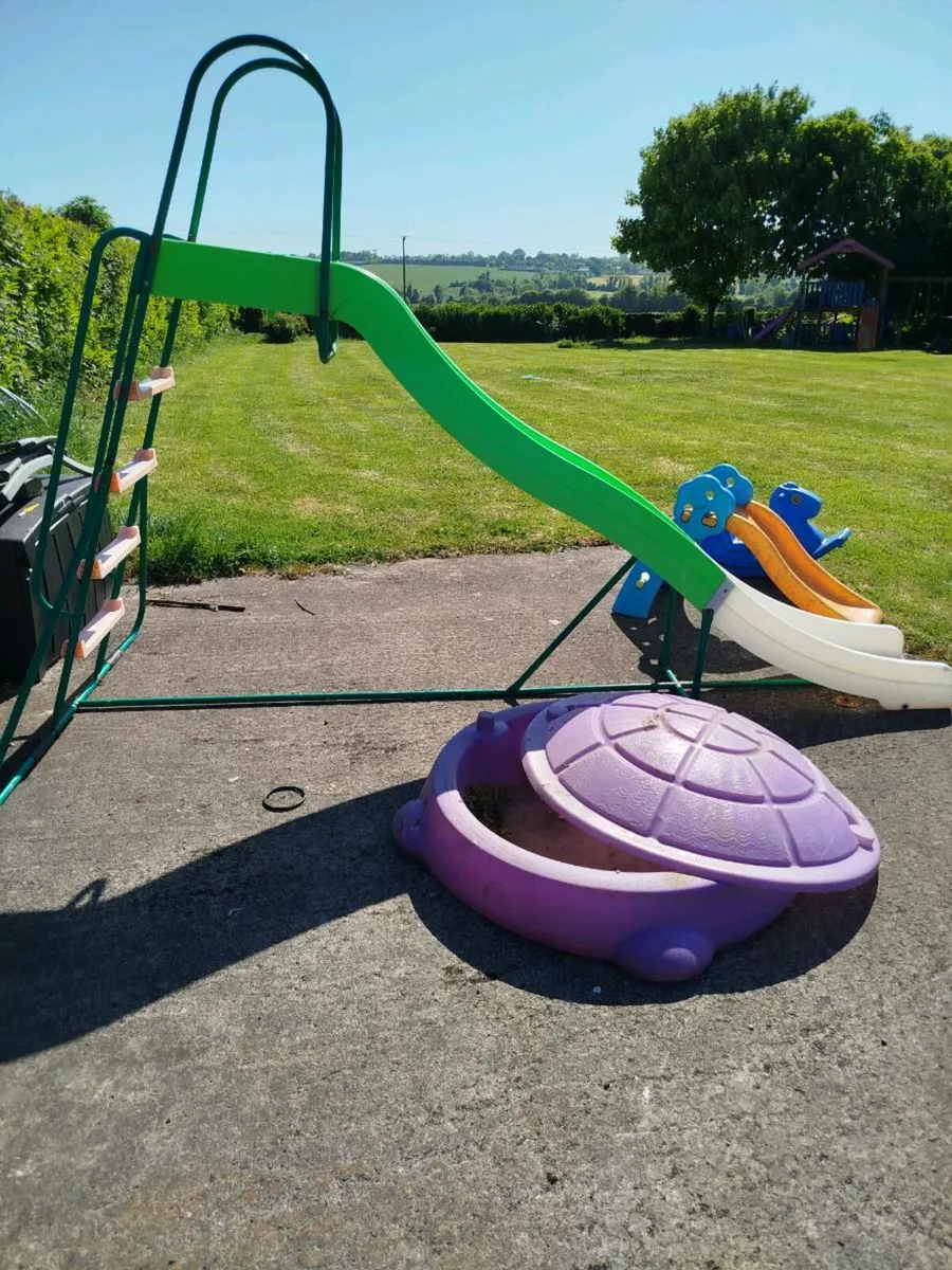 Slide, rocking horse, Sand pitt - Image 3