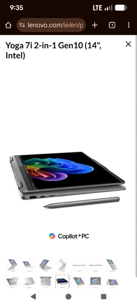 Lenovo Yoga 14," 2-in-1Intel Laptop & free headset - Image 3