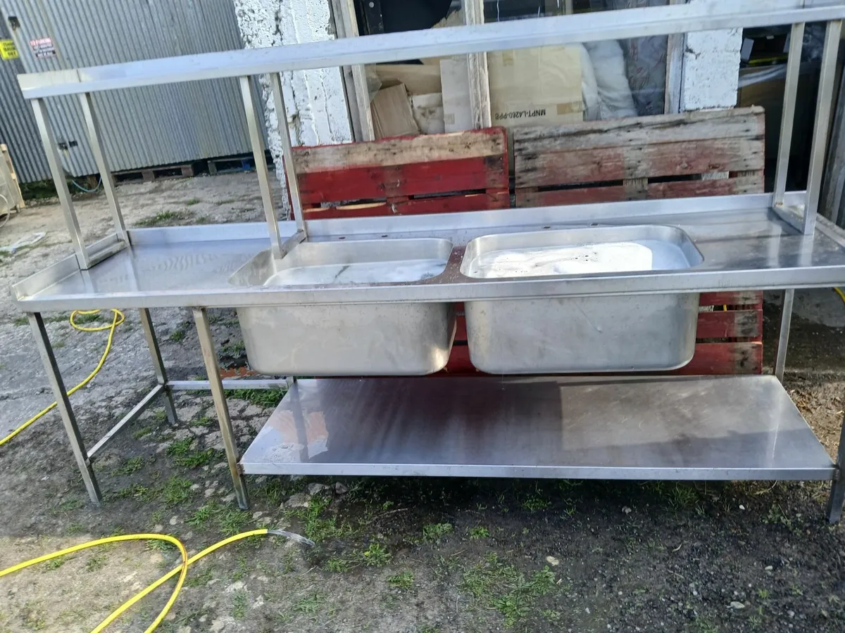 Stainless steel/cabbinet sink unit complete - Image 4