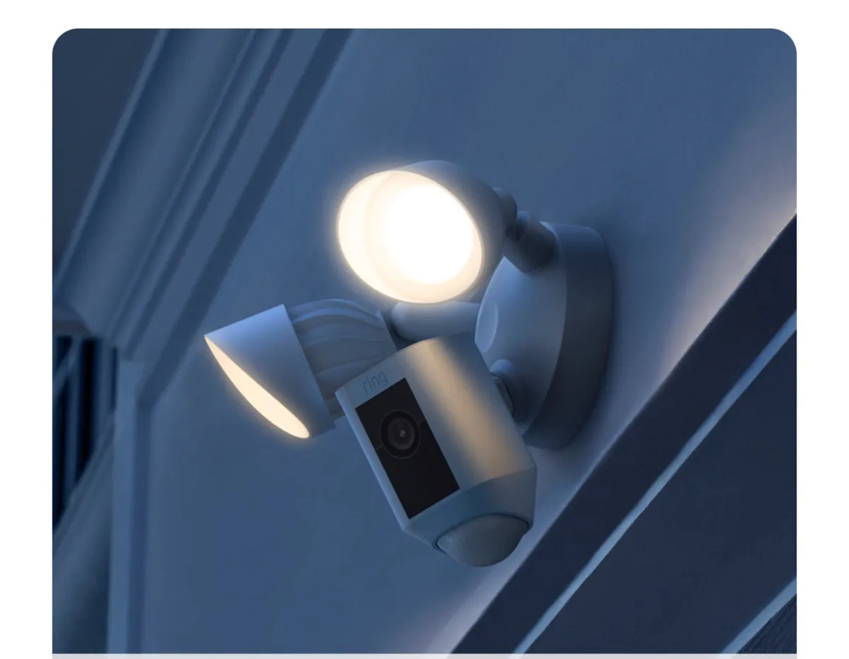 (New unopened) Ring Floodlight Cam Wired Plus - Image 3