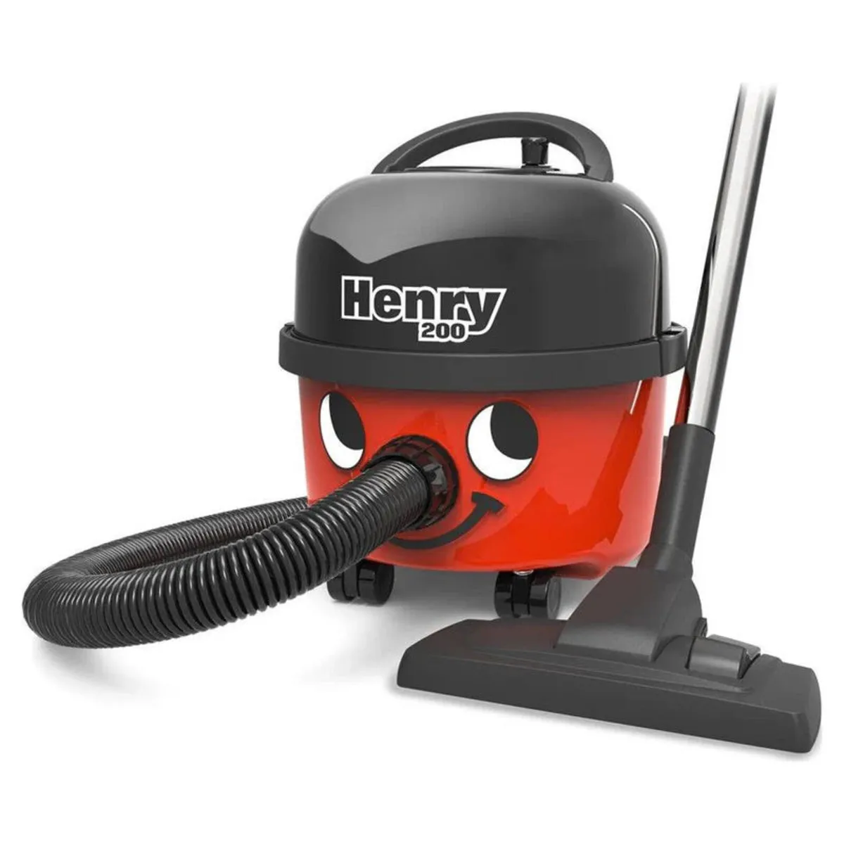 Henry Numatic Bagged Cylinder Vacuum Red