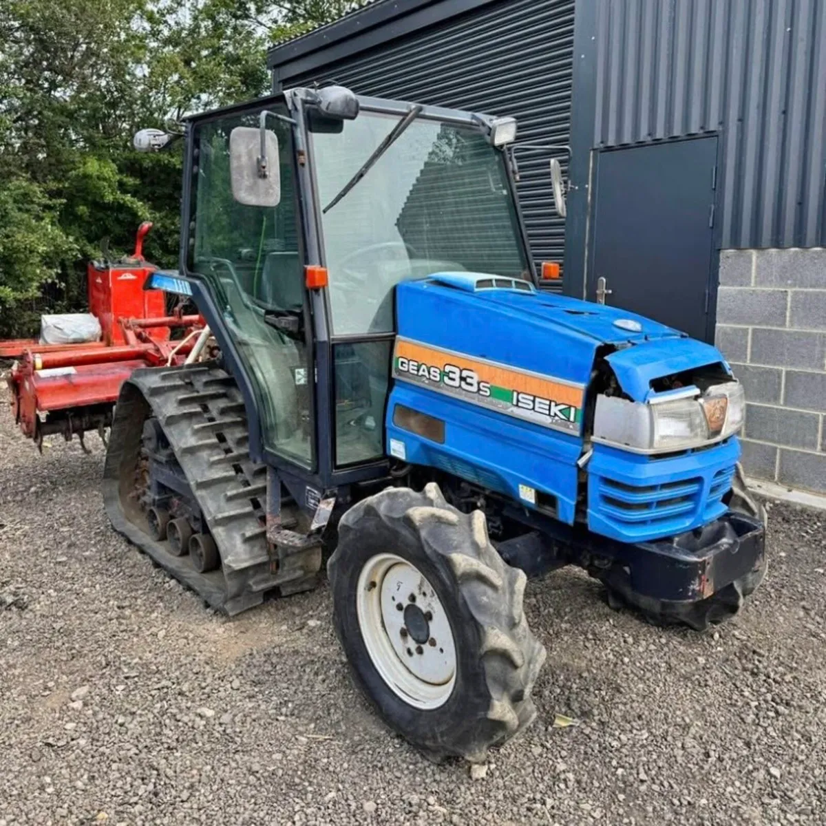 Iseki Geas Tg33S half track and rotavator - Image 1