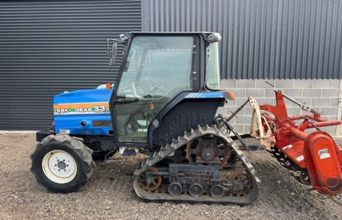 Iseki Geas Tg33S half track and rotavator - Image 2