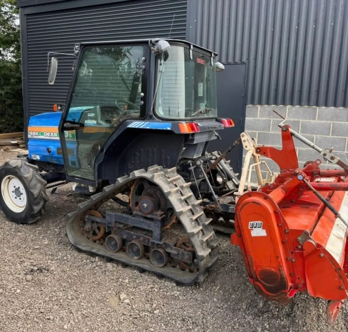 Iseki Geas Tg33S half track and rotavator - Image 3