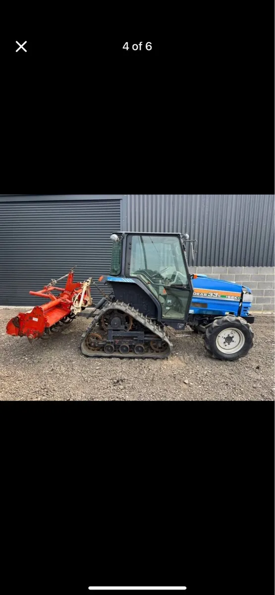Iseki Geas Tg33S half track and rotavator - Image 4