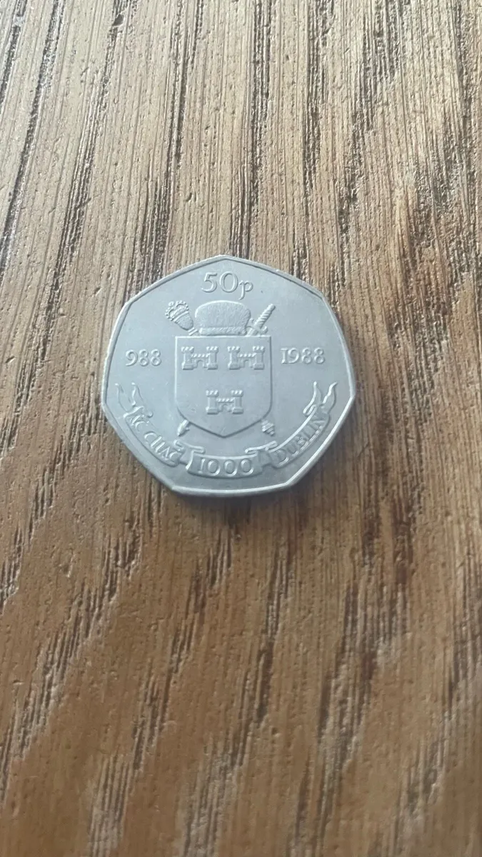 Millennium 50p coin - Image 1