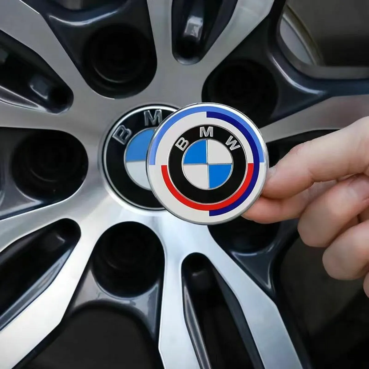 BMW 50th Anniversary Centre Caps - FREE POST - Image 1