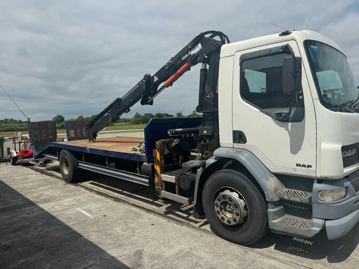 daf lf55 crane with beavertail - Image 2