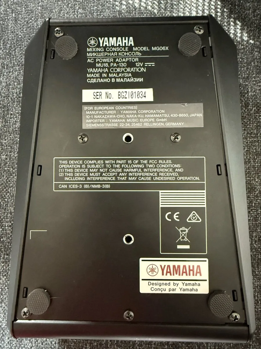 Yamaha mg06x Mixer - Image 2
