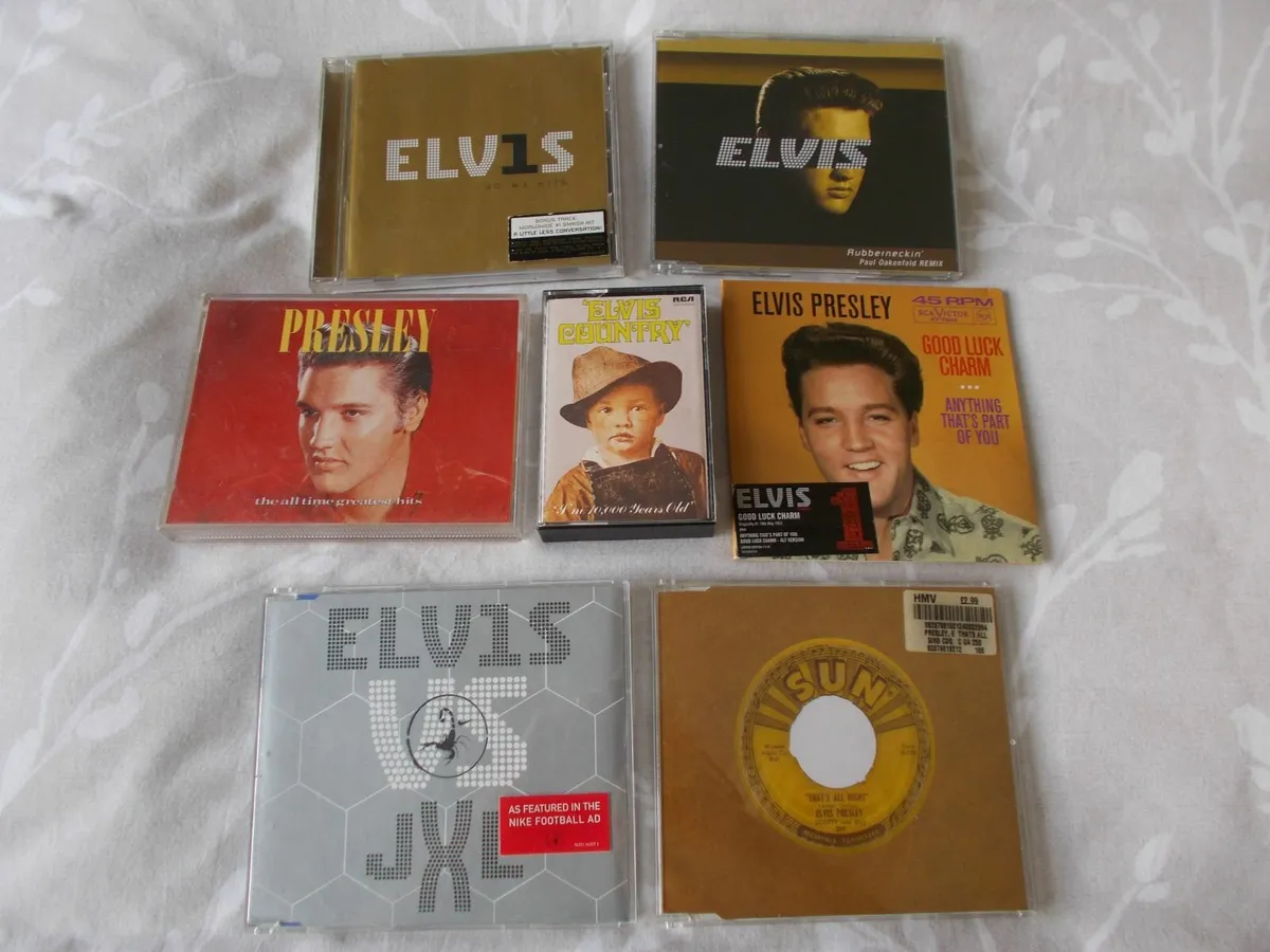Elvis Presley CD's and Cassettes - Image 1