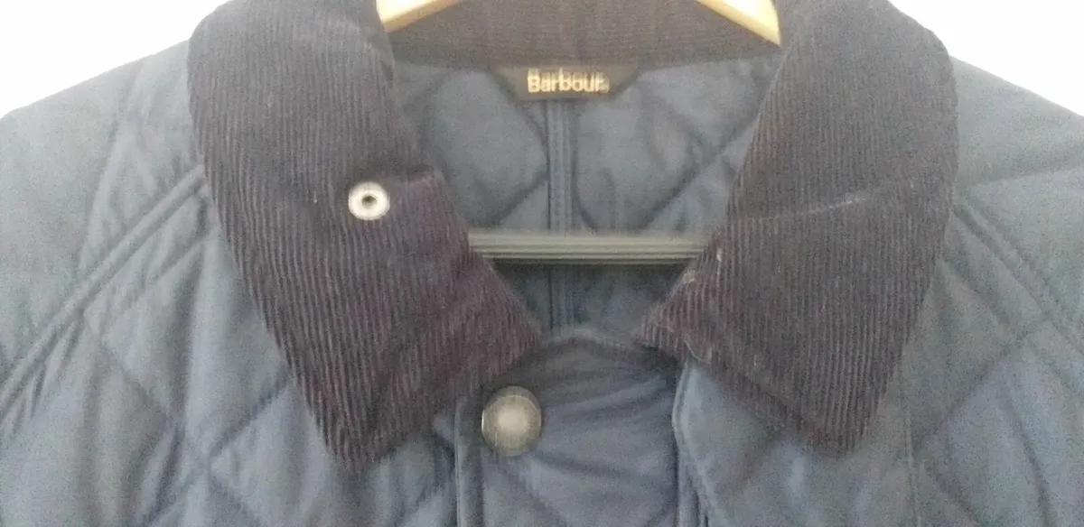 Navy Barbour Husky jacket - Image 2