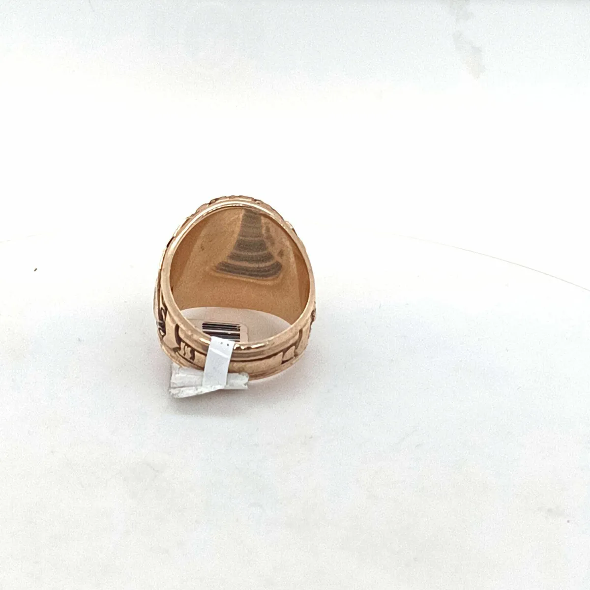 10k Gold Filled College Ring, Red Stone 1975 - Image 4