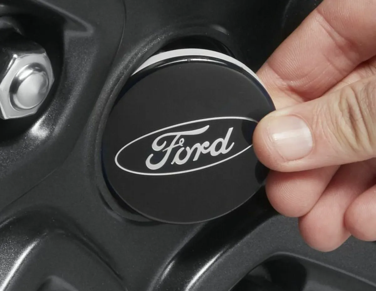 4 x  Black Ford Centre Caps - FREE POST - Image 3