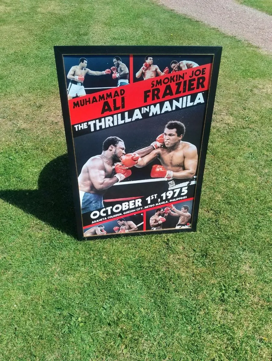 Thrilla in Manila fight poster - Image 1
