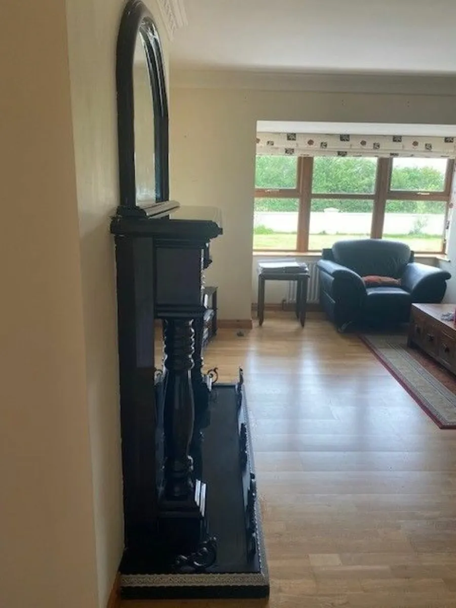 Black Marble Fireplace - Image 3