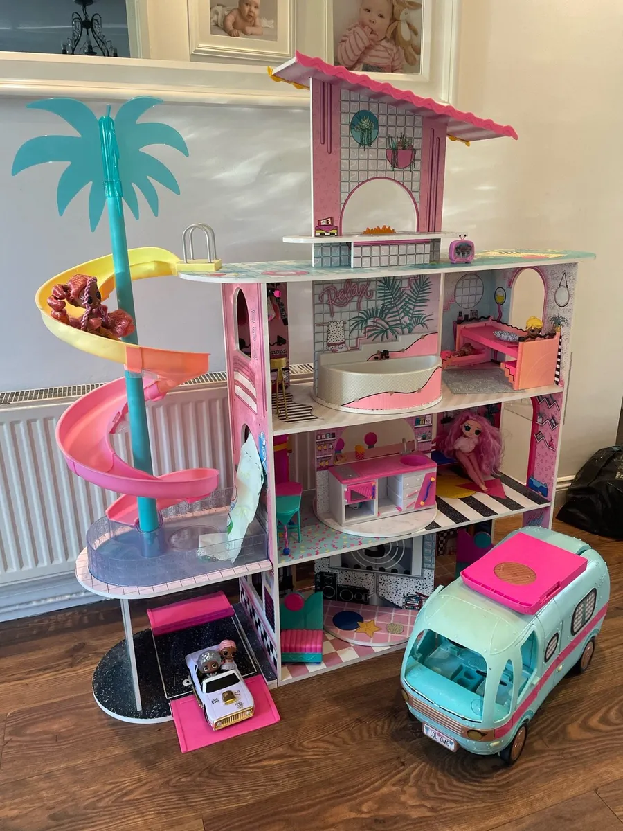 LOL Doll House, Camper & Car