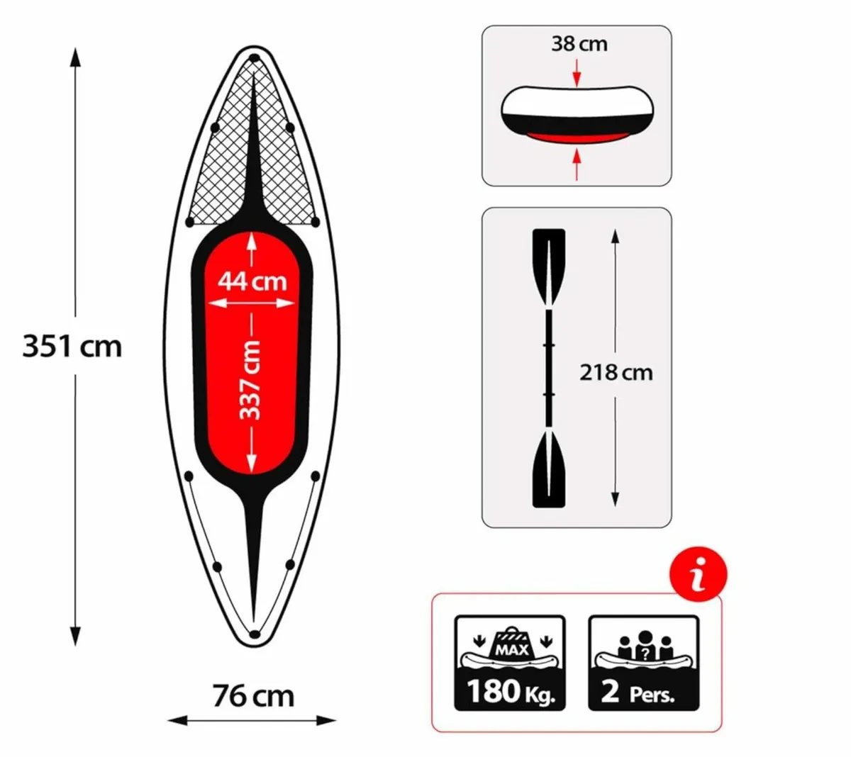 Inflatable Kayak Set - Image 4