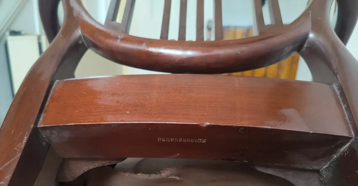 Heavy Duty Hardback Armchair Oak Club  Chair - Image 3