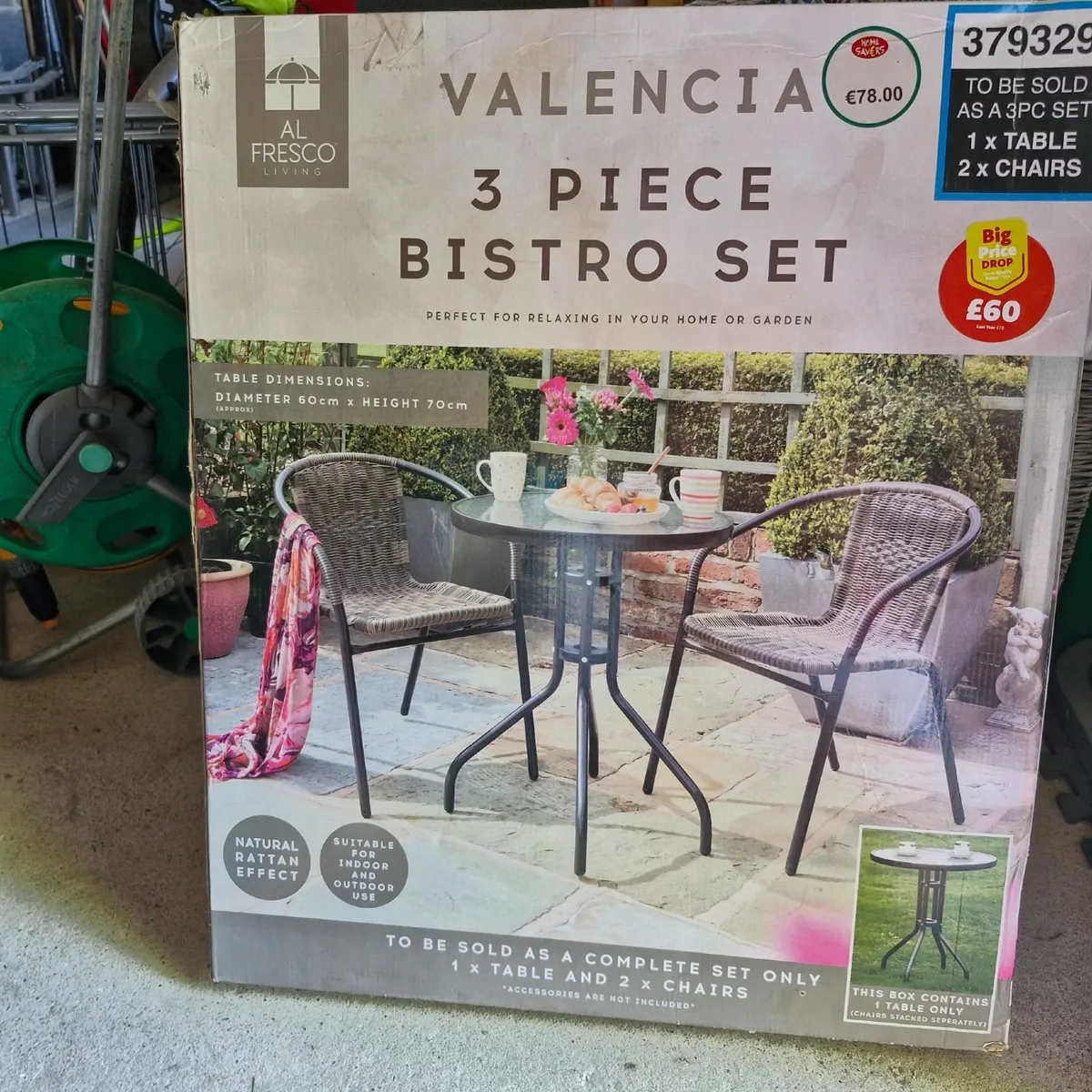 bistro table and chairs set - Image 2