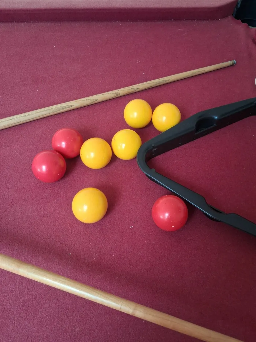 Snooker Table Solid Wood 7ft x 4 ft - Image 3
