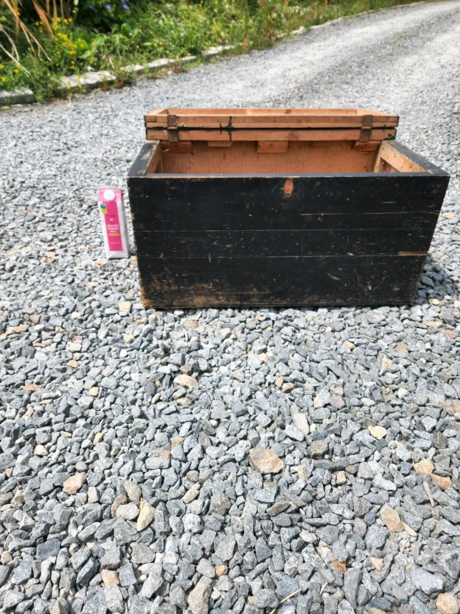 Vintage Whiskey Storage Wooden Chest -  Guinness - Image 2