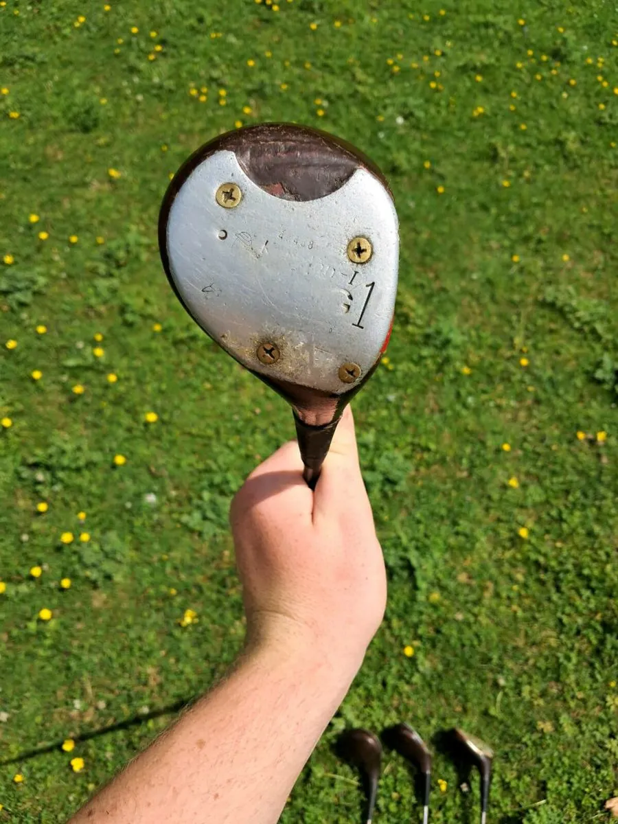 Ping karsten vintage hickory clubs - Image 3