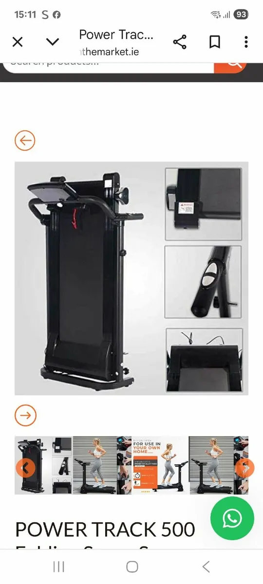 Foldable treadmill - Image 1