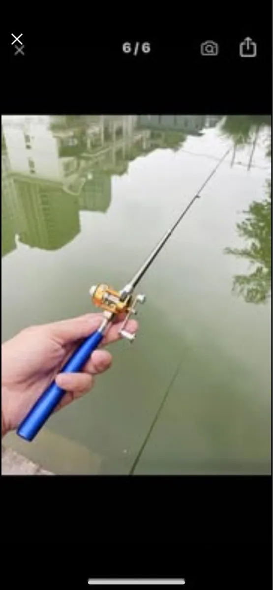 Fishing rod & reel - Image 1