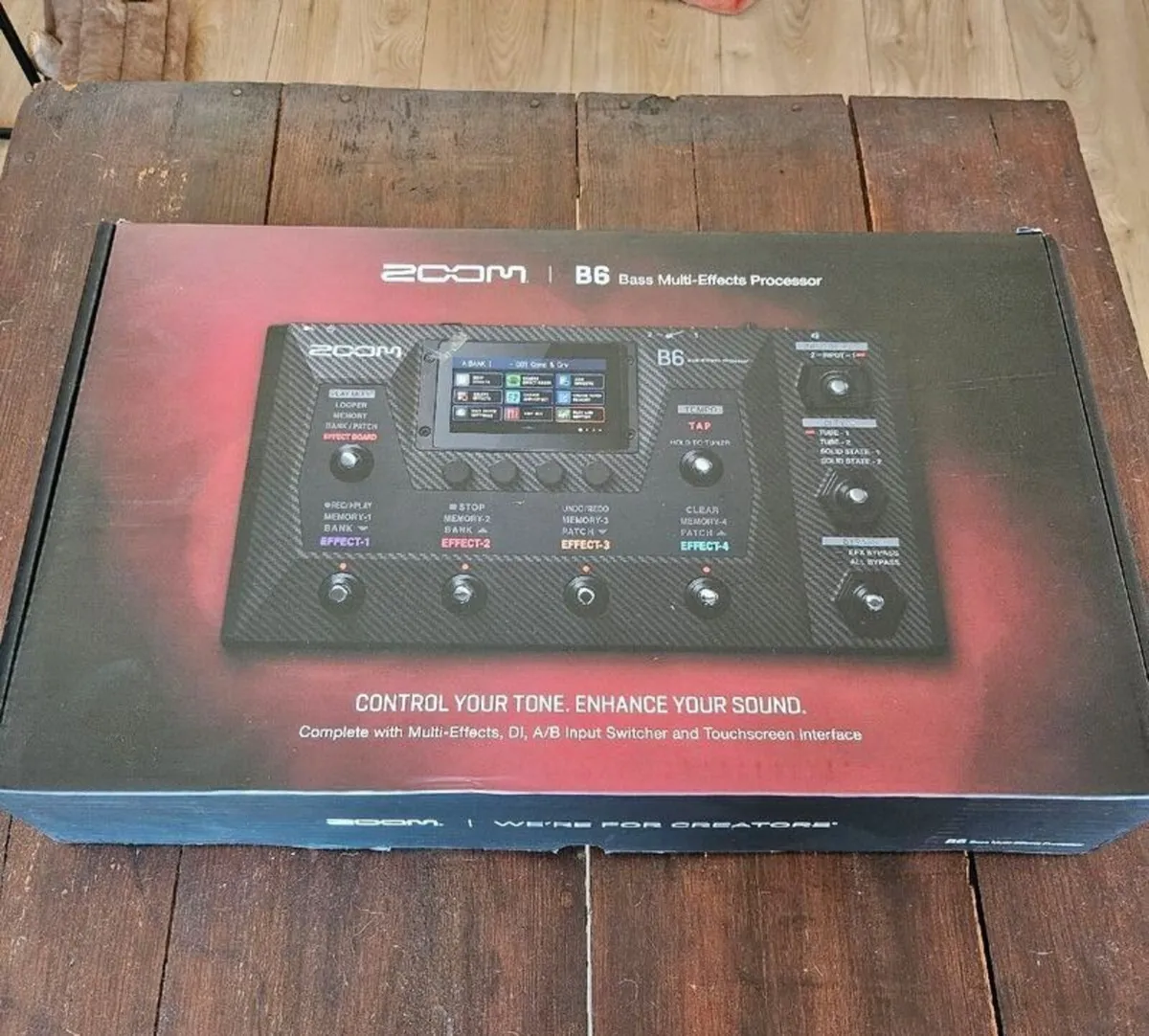 Zoom B6 Bass Multi Effects Like New Loaded - Image 3