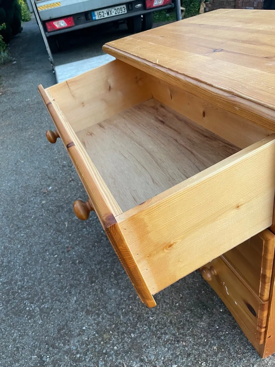 Chest of drawer pine - Image 4