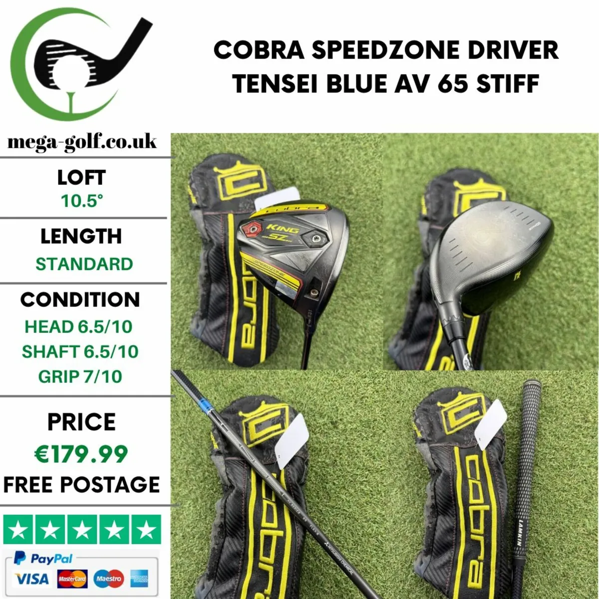 COBRA SPEEDZONE DRIVER / 10.5° / STIFF - Image 1