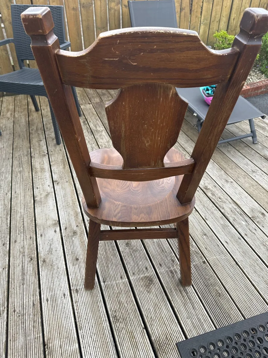 Free: Solid Oak Chairs x6 - Image 2