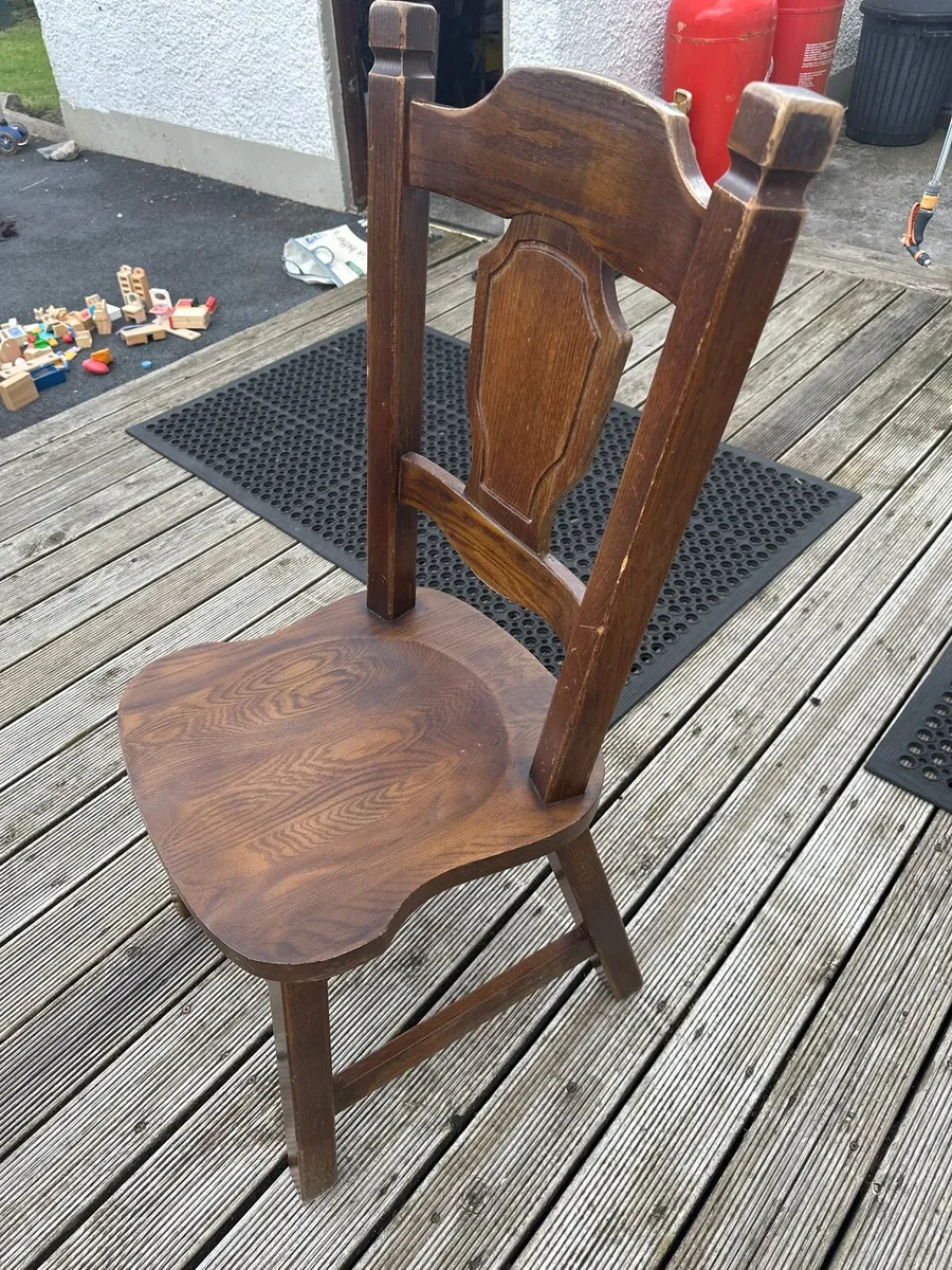 Free: Solid Oak Chairs x6 - Image 3