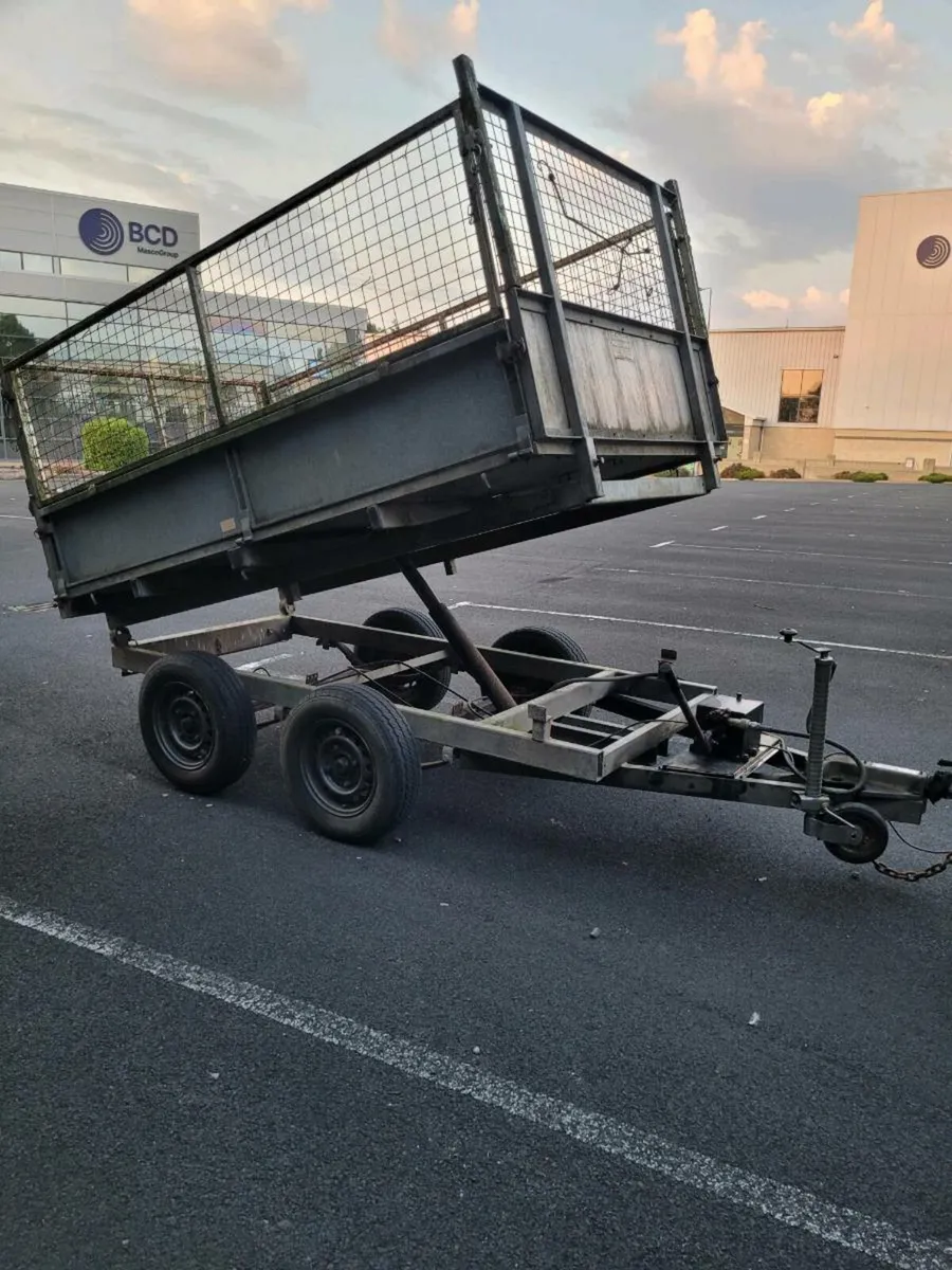 8x5 murphys tipper trailer with removable creels - Image 1