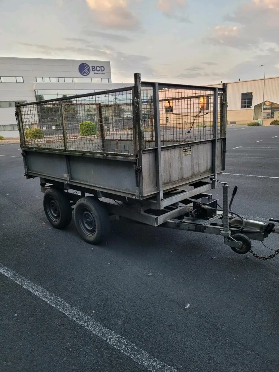 8x5 murphys tipper trailer with removable creels - Image 2