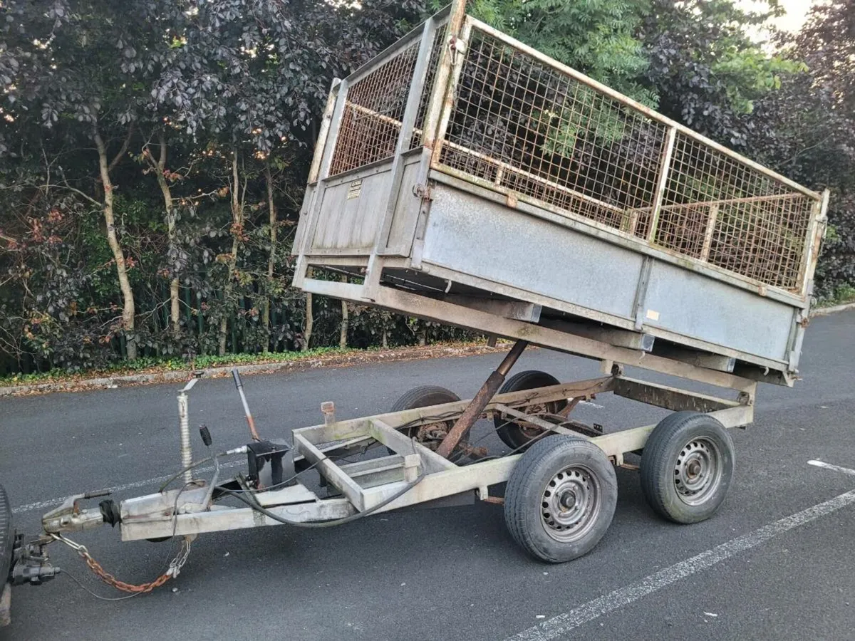 8x5 murphys tipper trailer with removable creels - Image 3