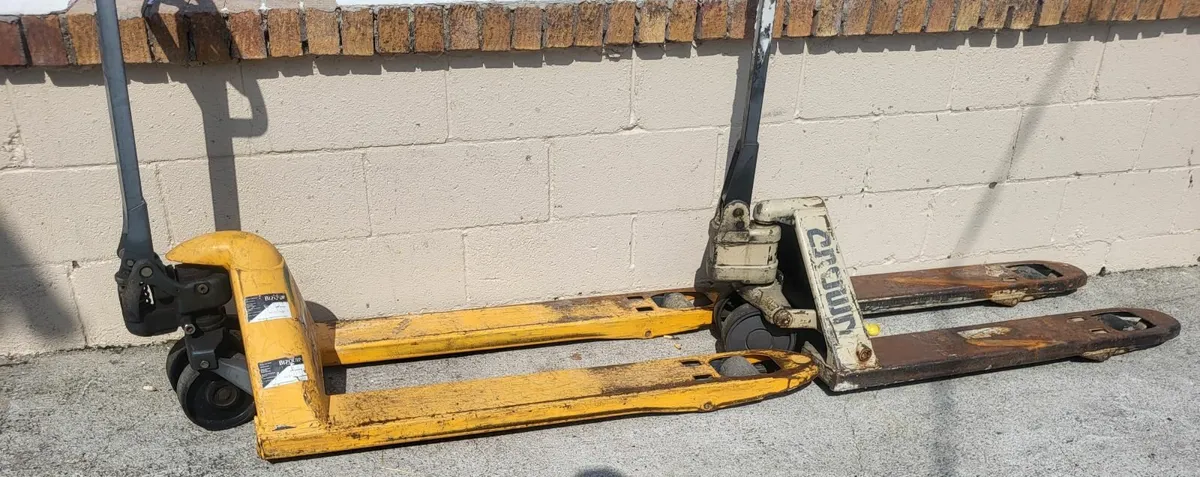 2 x Pallet Trucks Free